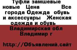 Туфли замшевые, новые › Цена ­ 1 000 - Все города Одежда, обувь и аксессуары » Женская одежда и обувь   . Владимирская обл.,Владимир г.